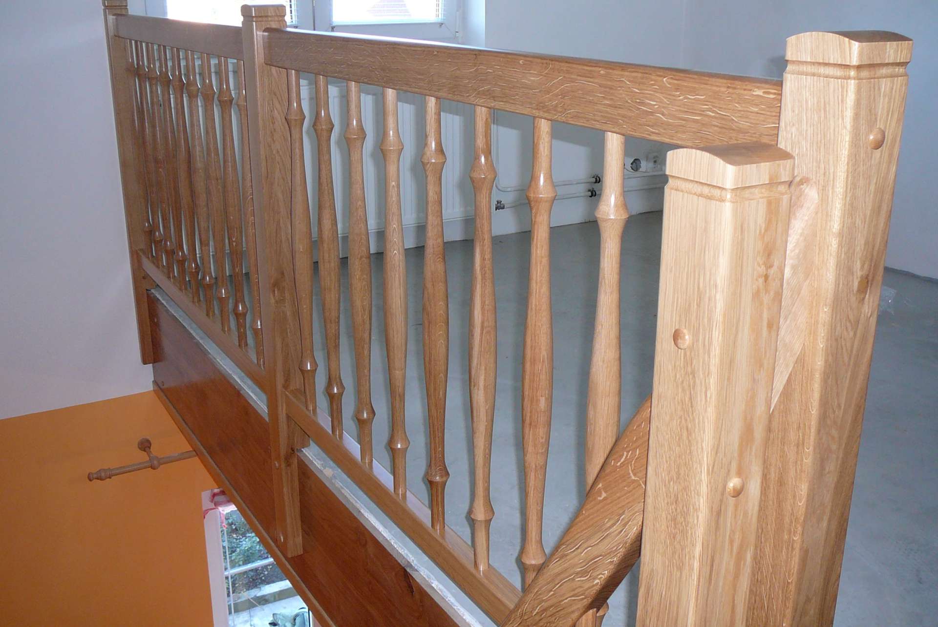 Zábradlí celodřevěné