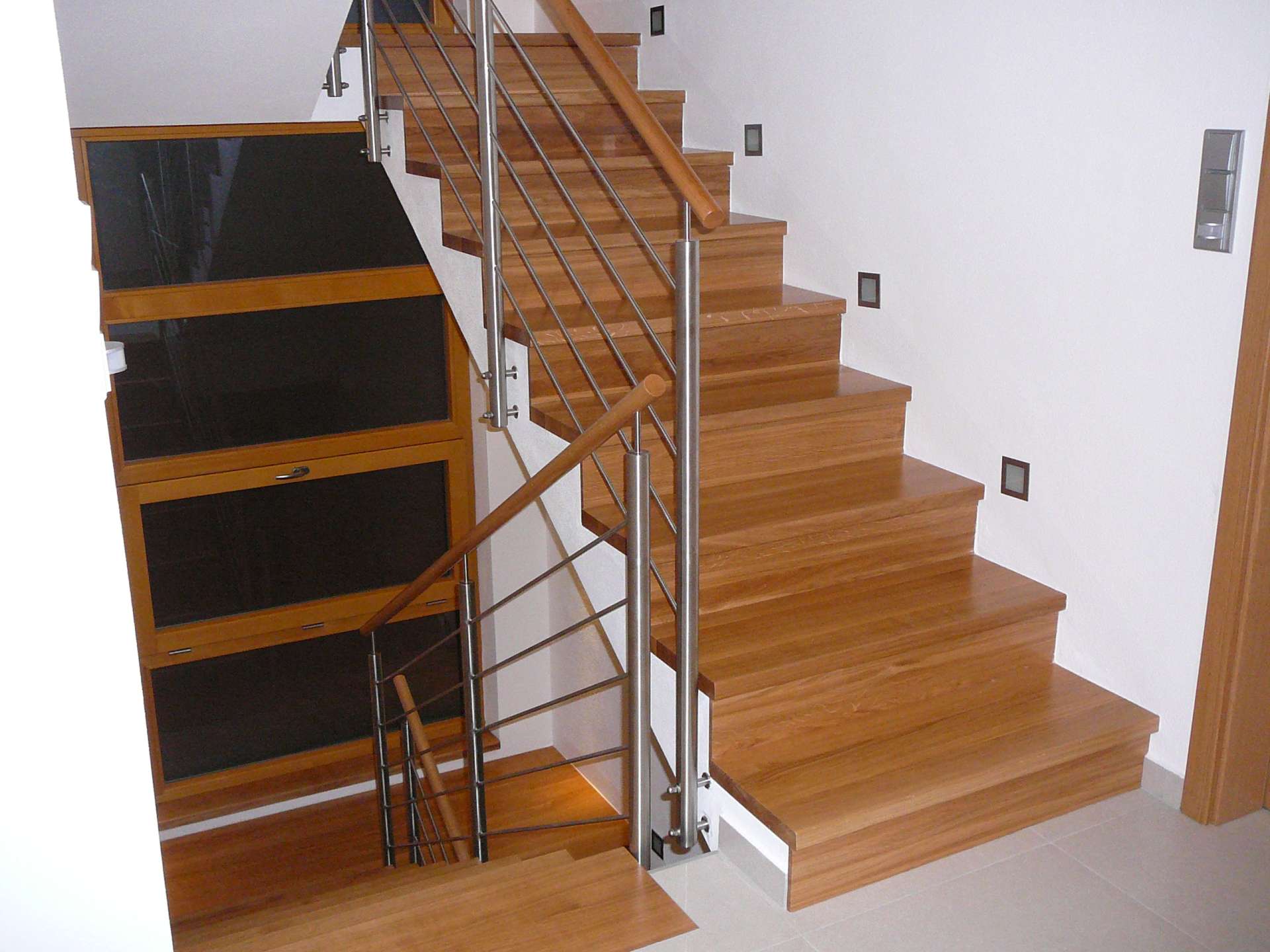 Zábradlí nerezové, a jeho kombinace